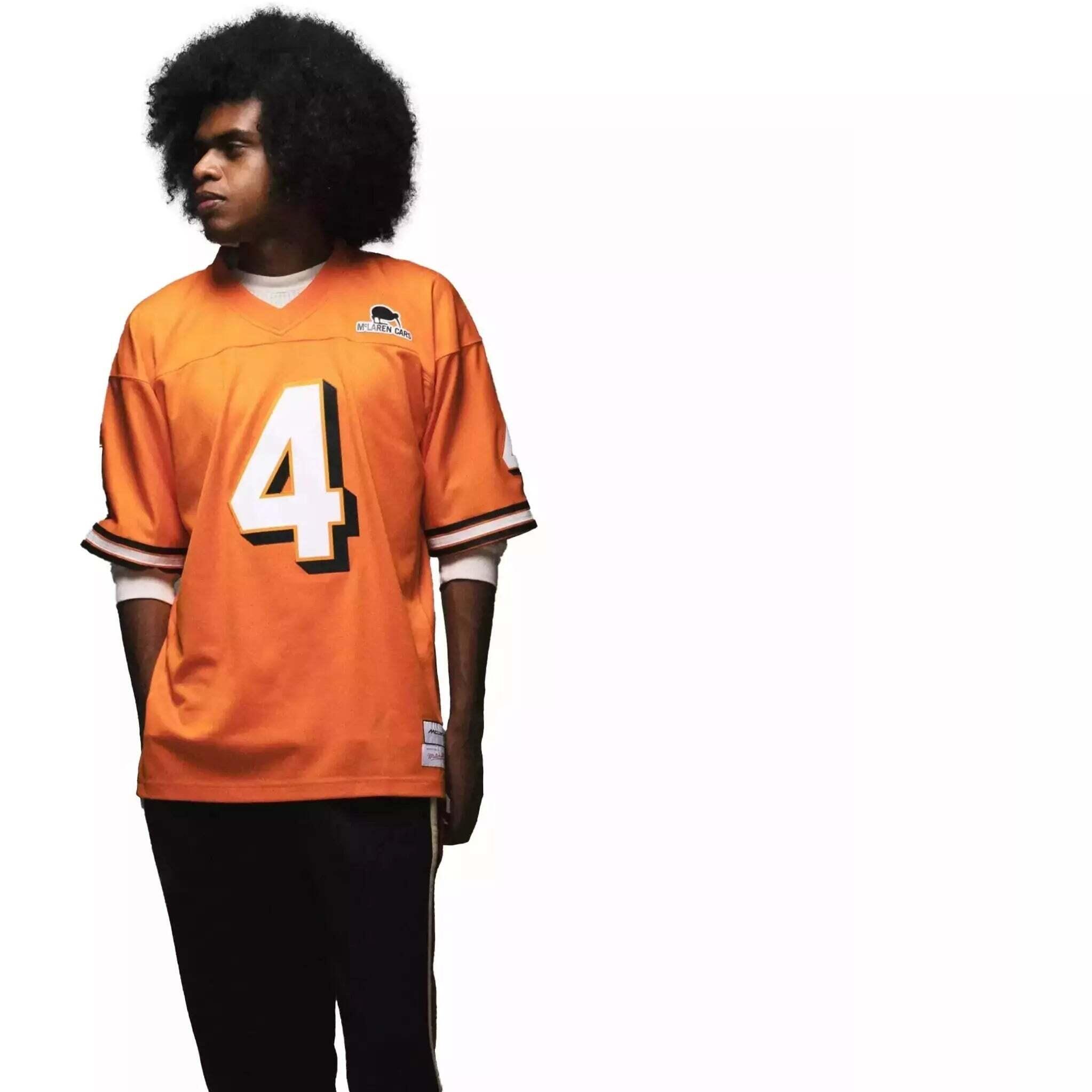 Camisola Mitchell & Ness Collab Mclaren Norris 2/7