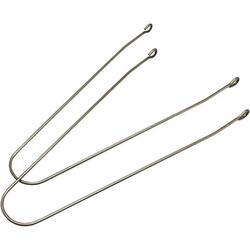 Paire de tringles garde boue inox P2R 26-650B