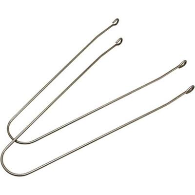 Coppia di aste parafango in acciaio inox P2R 26-650B