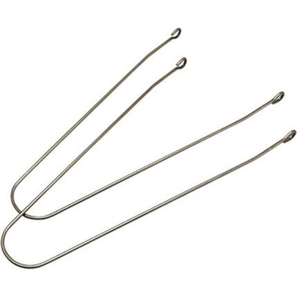Paire de tringles garde boue inox P2R 26-650B