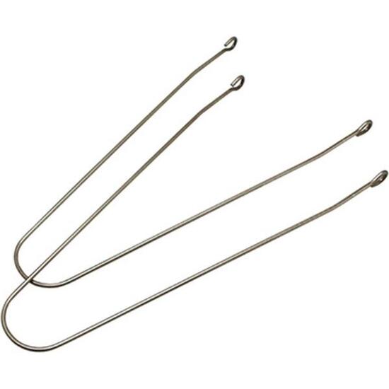 Coppia di aste parafango in acciaio inox P2R 26-650B