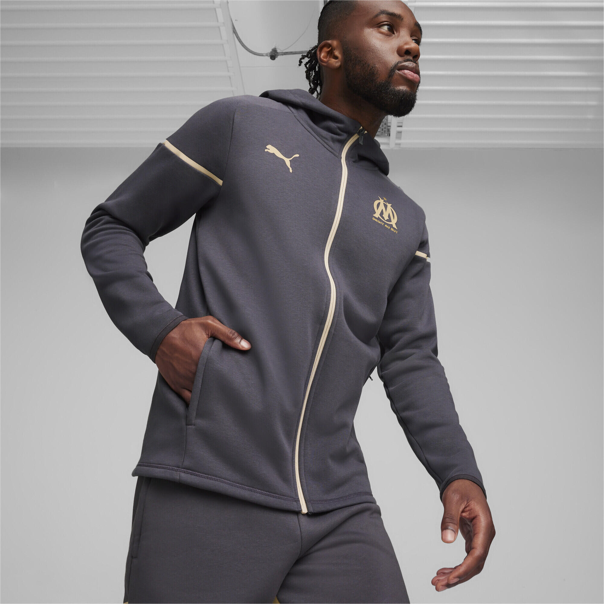 Veste de survêtement à capuche OM Casuals 2023/24 2/7