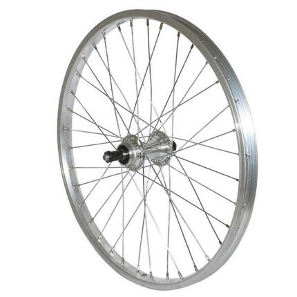Roue de vélo VTT arrière aluminium moyeu aluminium Velox 6-7V.