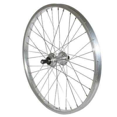 Mountainbike wiel achter aluminium naaf velox 6-7v.