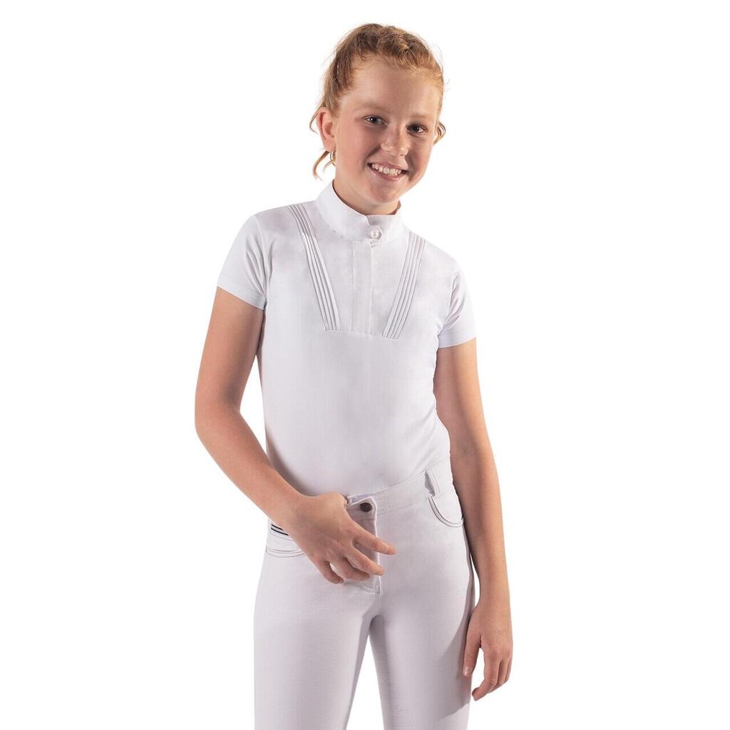 Riding Polo shirt for girls QHP