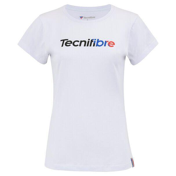 Tecnifibre - T-shirt Femme Tecnifibre Club 22 - T-shirt Manches Courtes - Blanc - 40 M - Decathlon