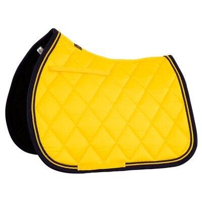 Br - Tapis De Selle Pour Cheval Br Equitation Event Cooldry - Tapis De Selle - Jaune - Fs - Decathlon