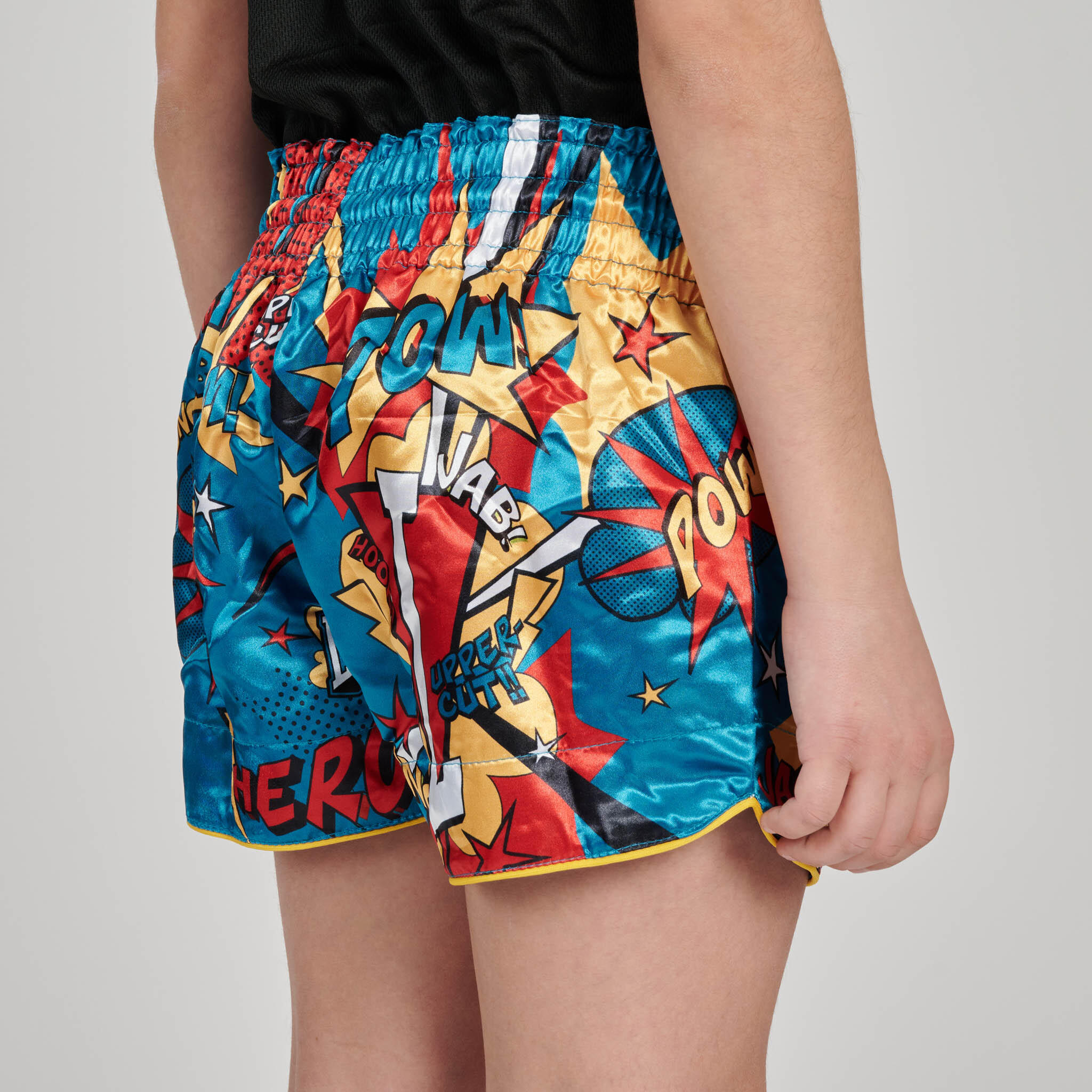 Pantalón kick y thai infantil Leone1947 HERO azul claro S 3/6