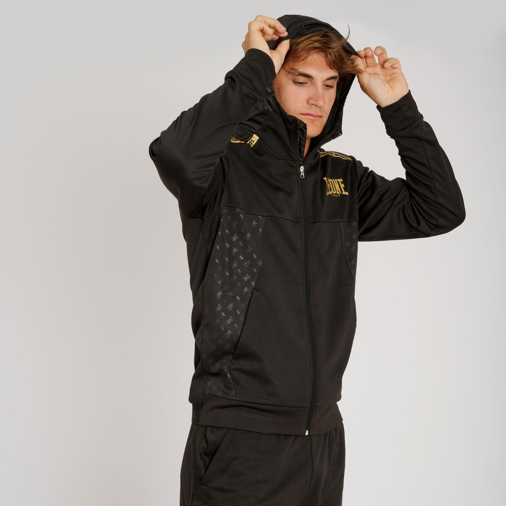 Leone1947 Sudadera con capucha DNA SMALL negro XXL 6/7