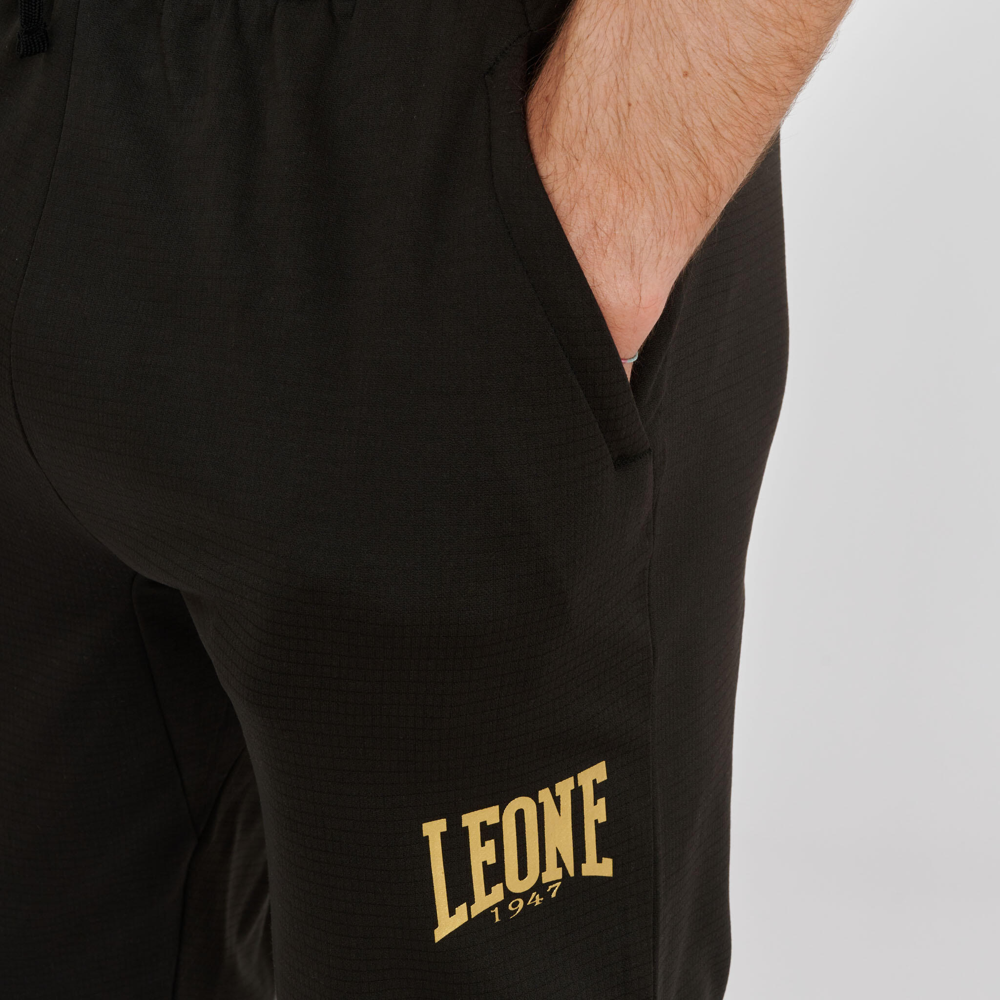 Leone1947 Pantalón DNA largo corte ajustado negro - S 4/7