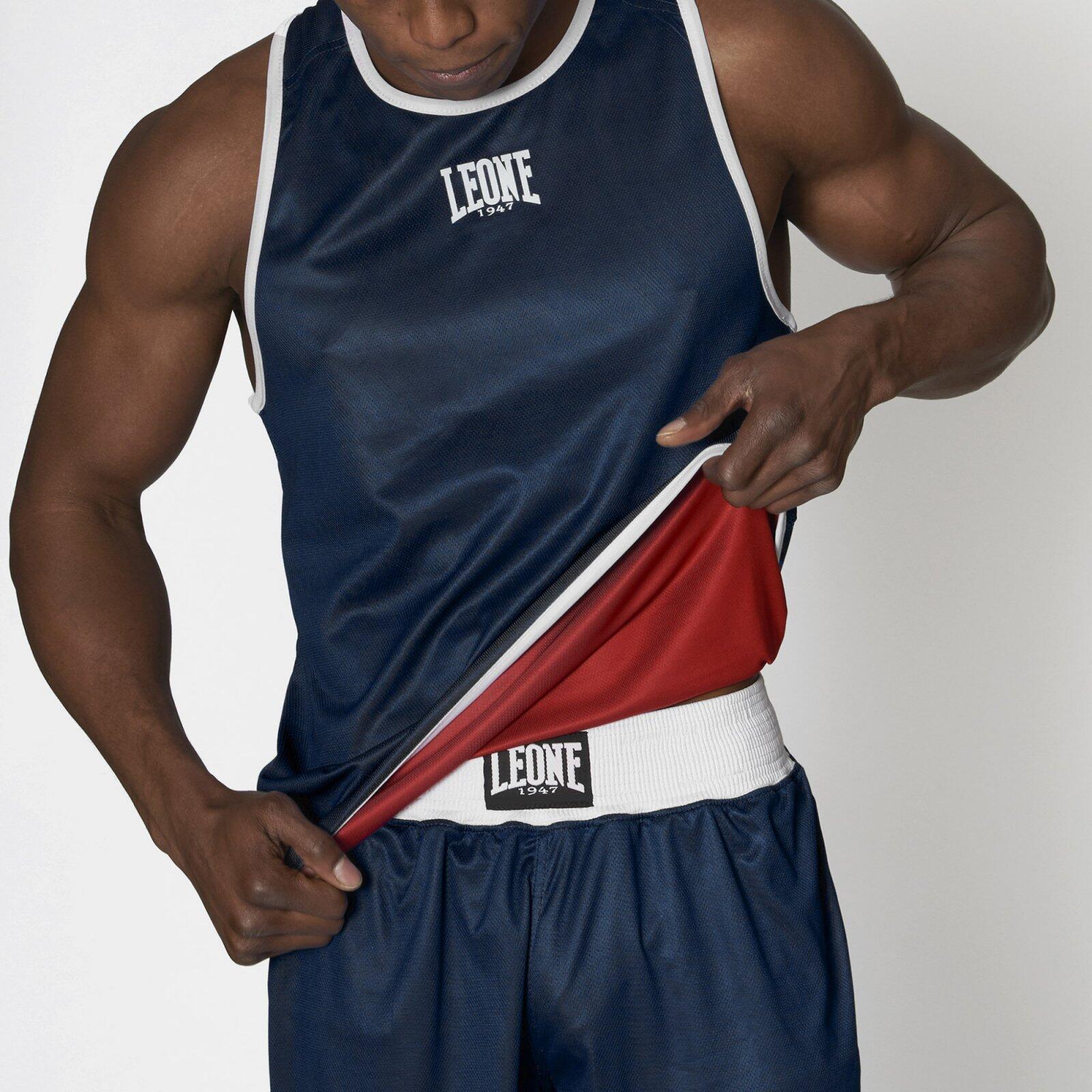 Camiseta boxeo Leone1947  DOUBLE FACE azul/rojo/XS 1/6
