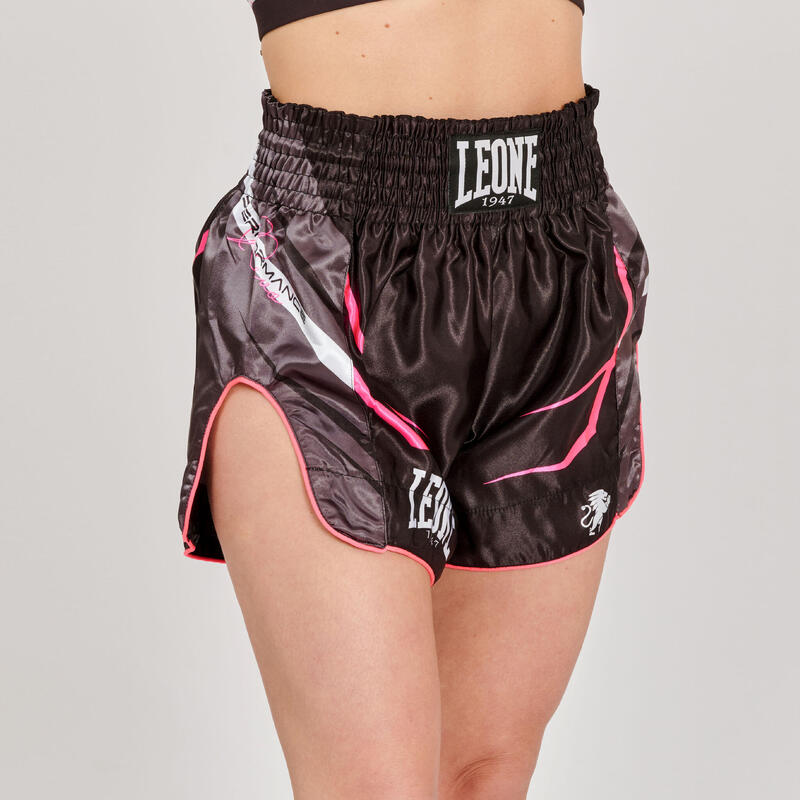 Short kickboxing Leone Revo Fluo Roz 