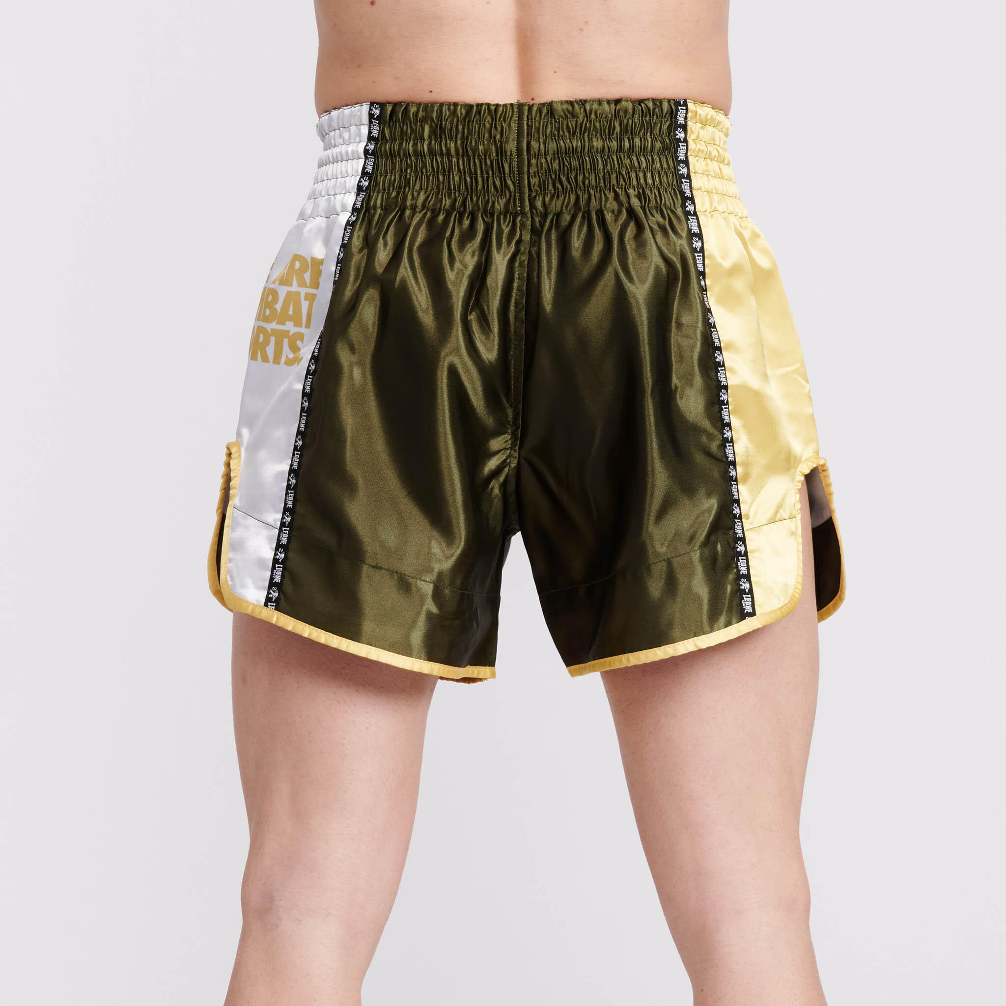 Leone1947 Pantalón Kick & Thai TRAINING verde L 7/7