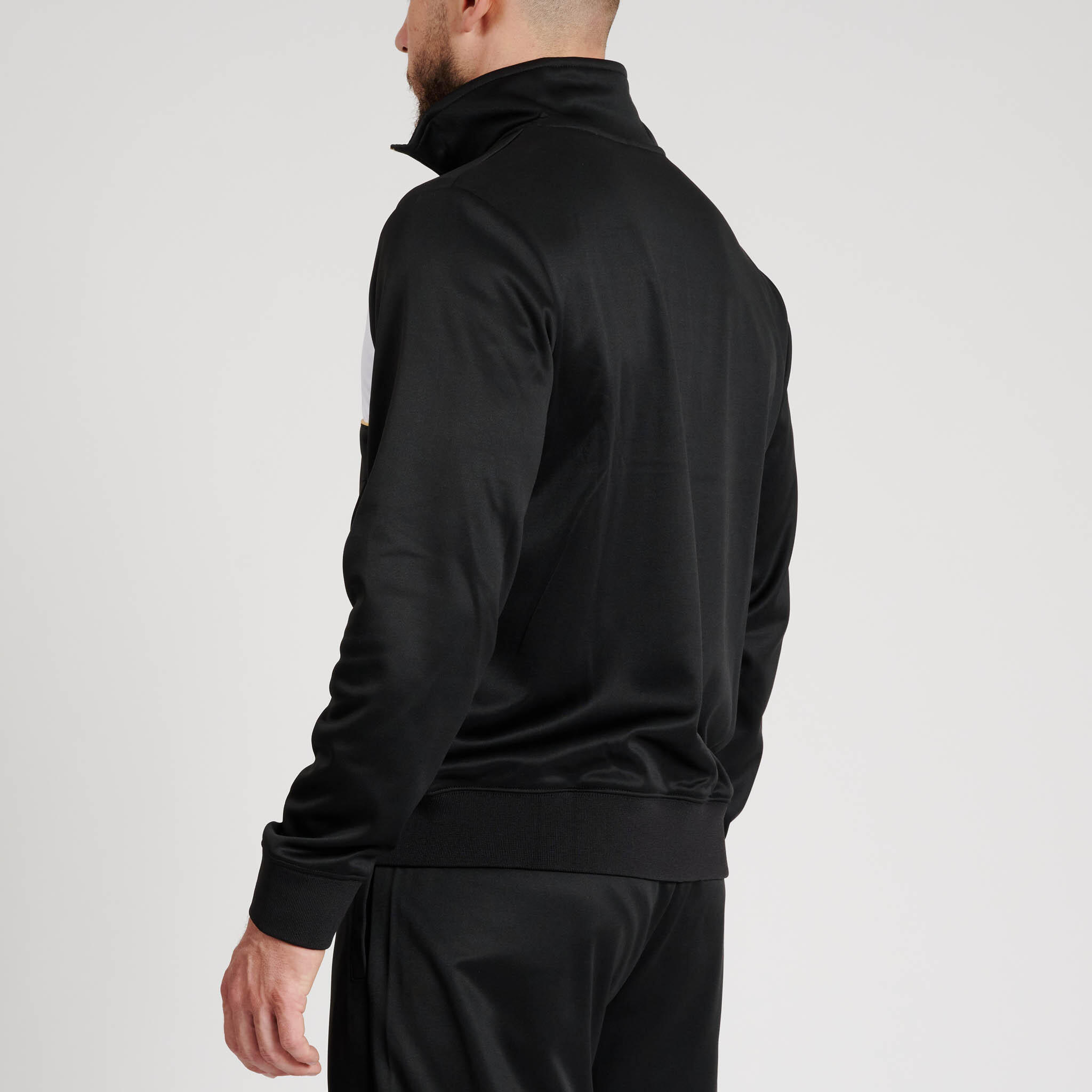 Sudadera zip sin capucha Leone1947 PREMIUM 2 negro XXL 5/7