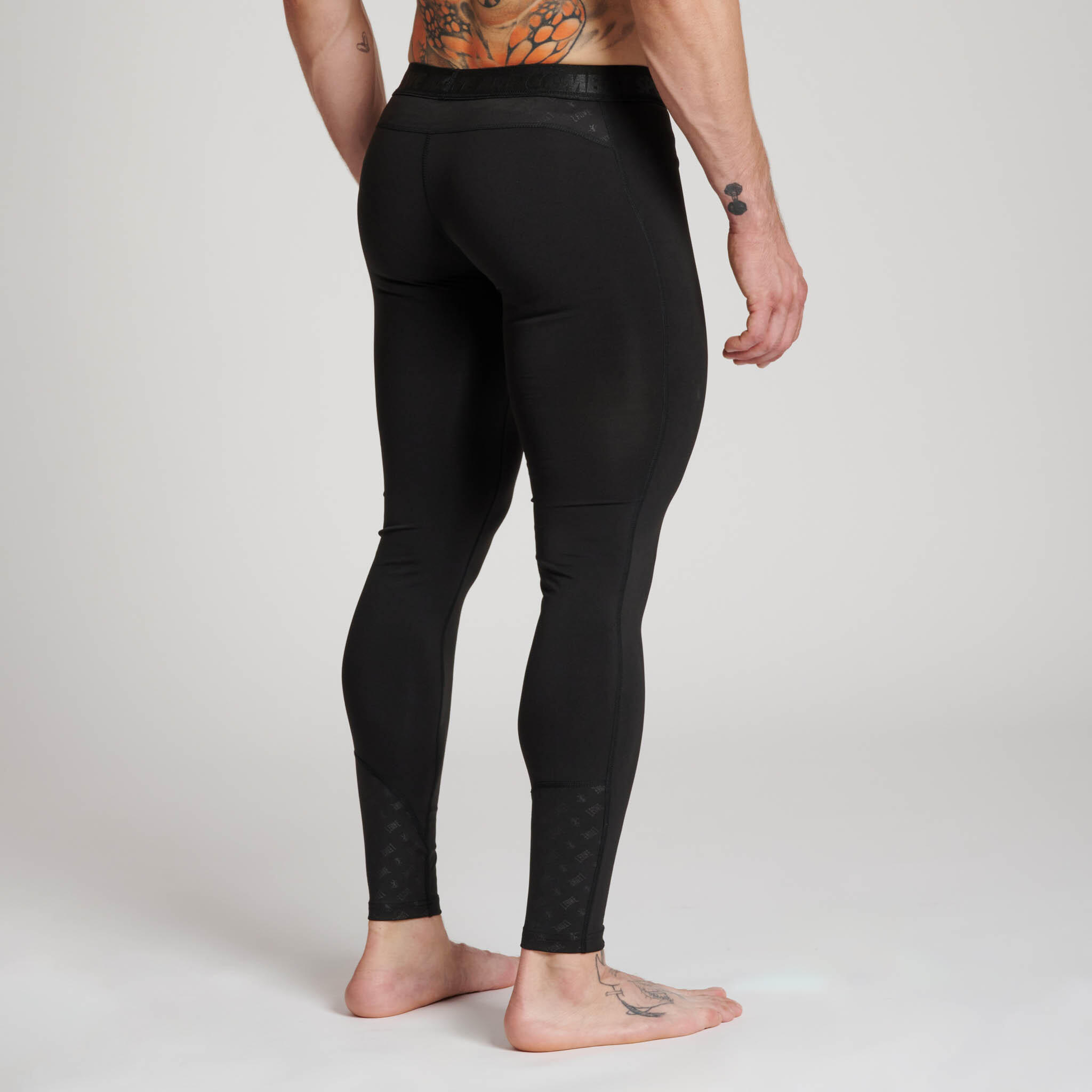 Leggings de compresión Leone1947 DNA para hombre negro L 7/7