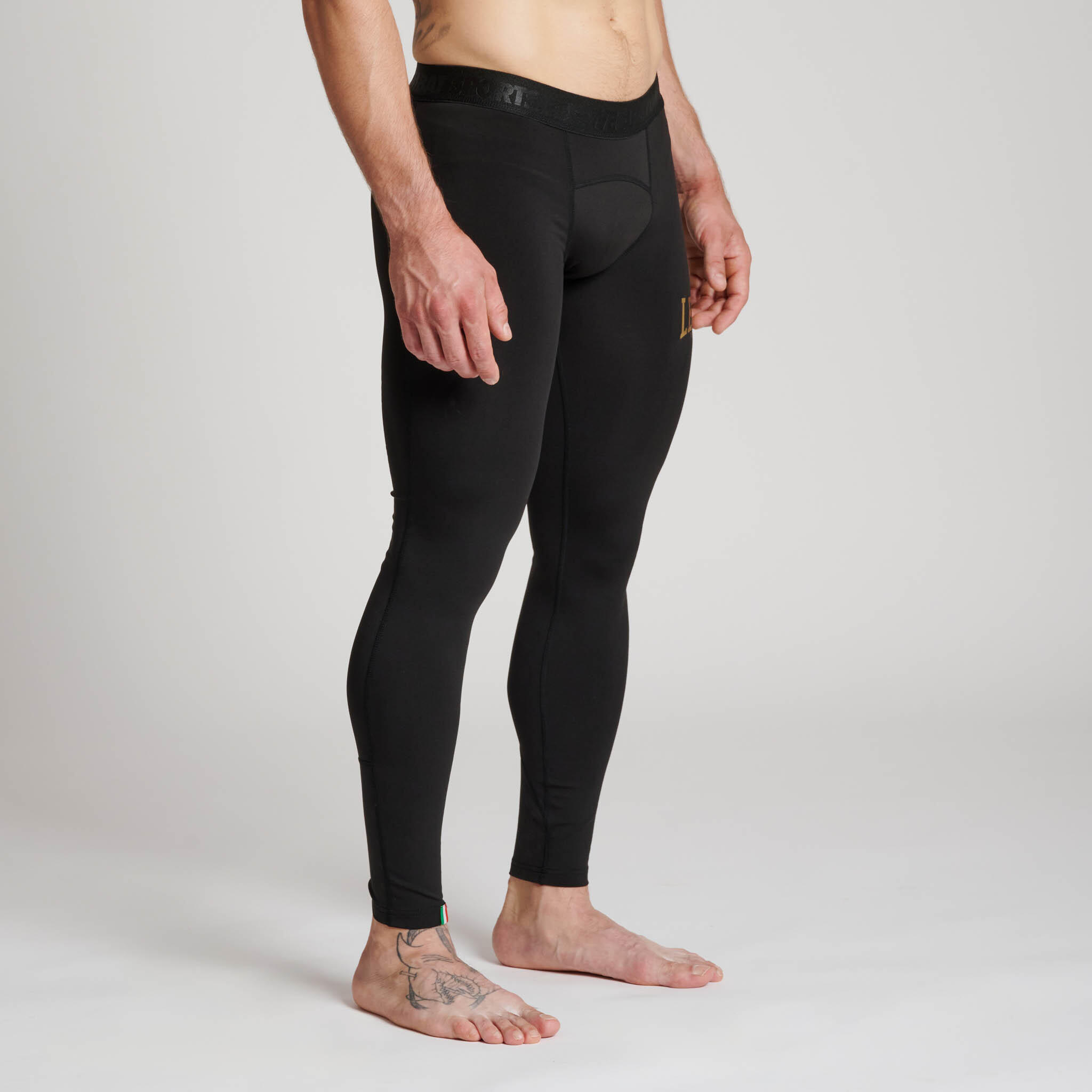 Leggings de compresión Leone1947 DNA para hombre negro L 6/7
