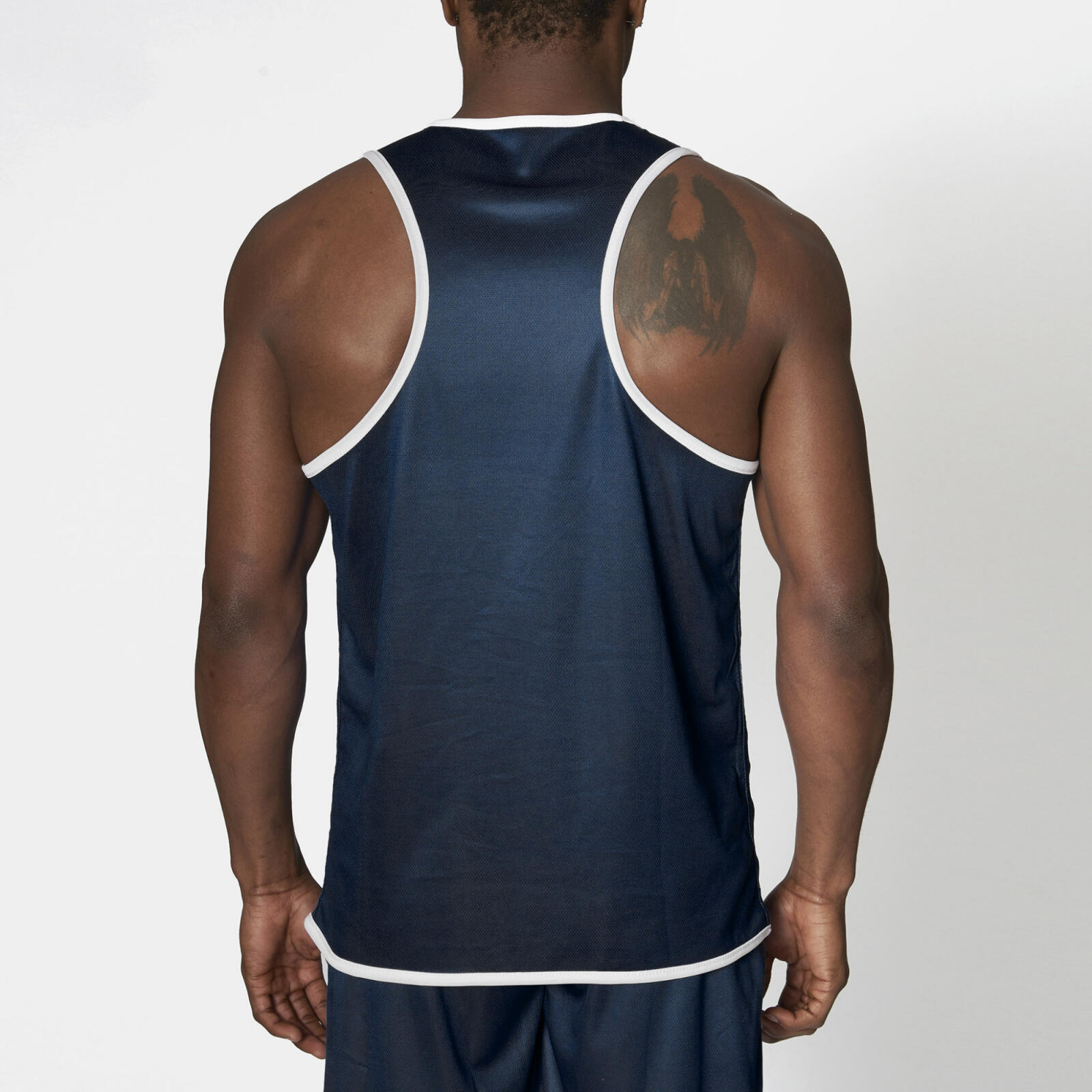 Camisola de boxe reversível Leone1947 azul/vermelho L 5/7