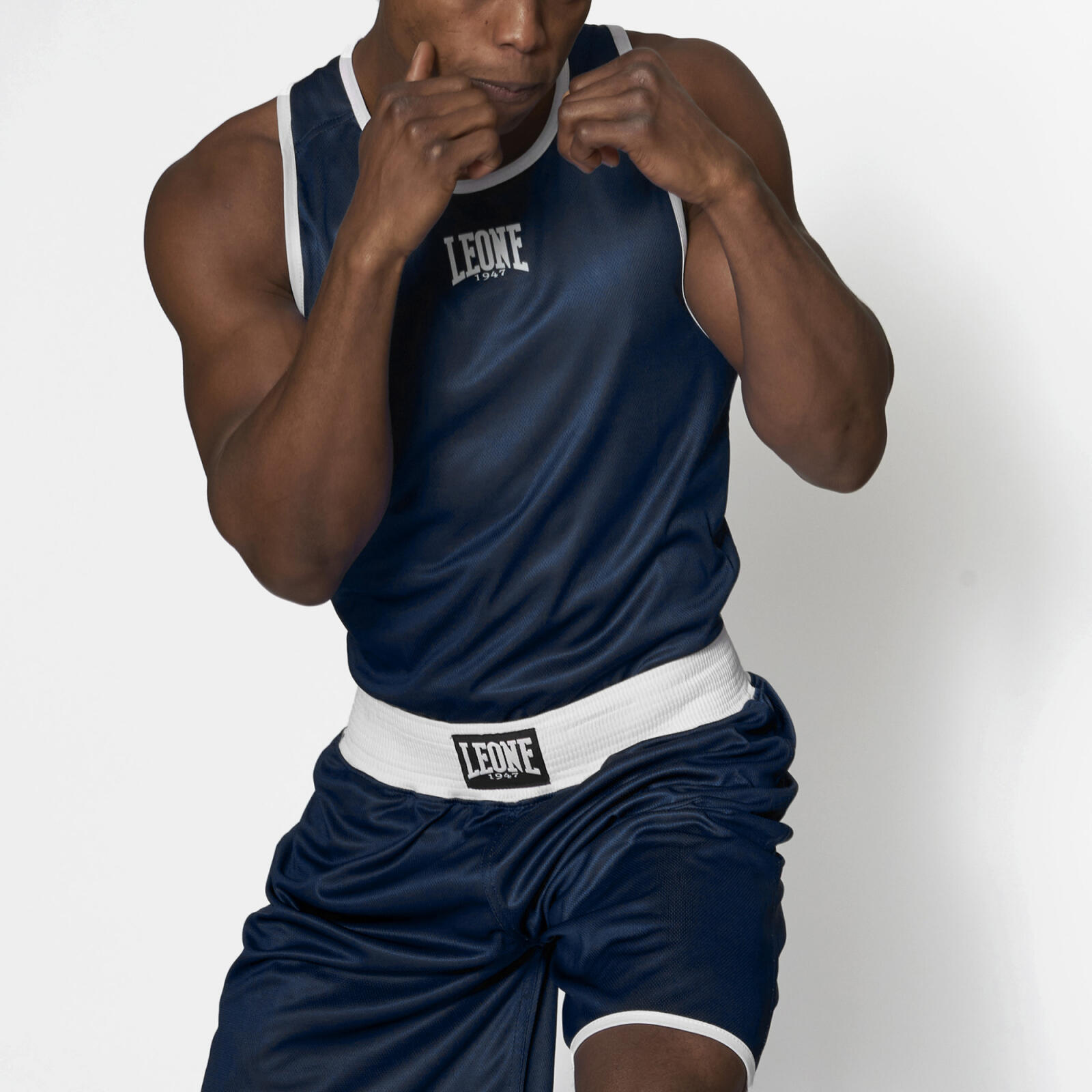 Camisola de boxe reversível Leone1947 azul/vermelho L 3/7