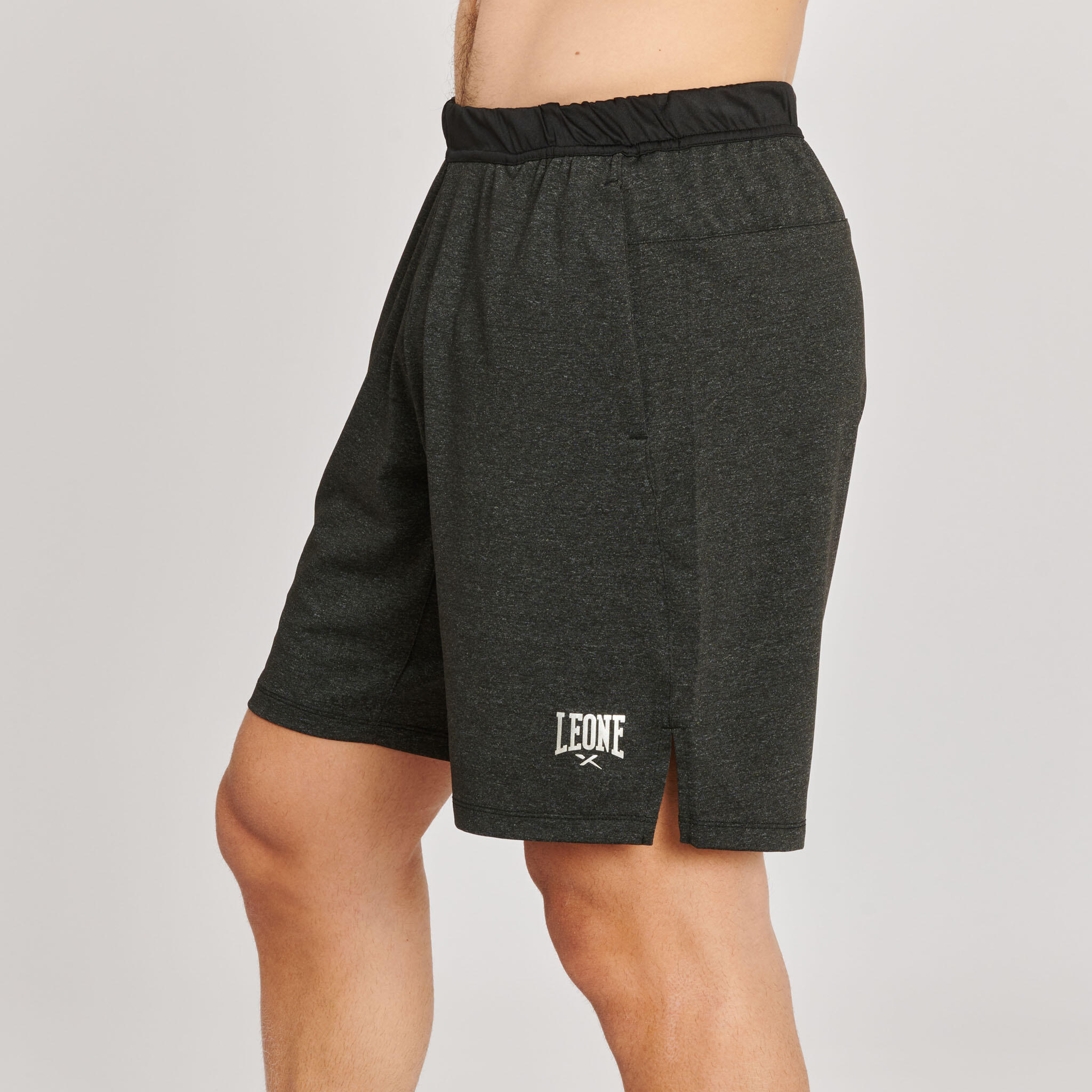 Leone1947 Pantalón corto MELANGE antracita L 5/7