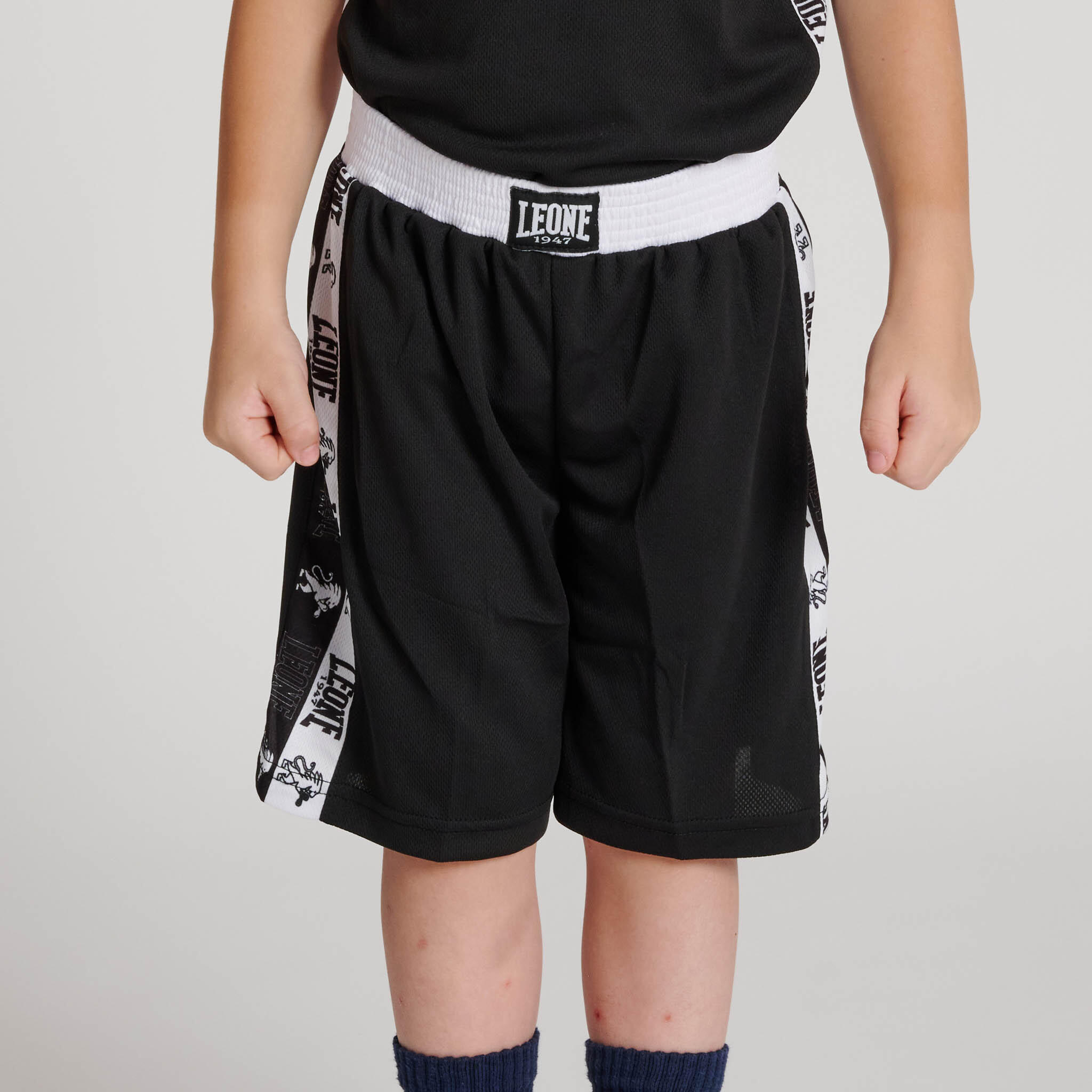 LEONE 1947 Pantalon boxeo infantil Leone1947 ICONIC negro/XL