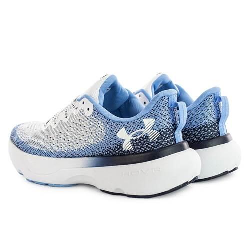Hardloopschoenen Mannelijk Under Armour Infinite Wit 3/7