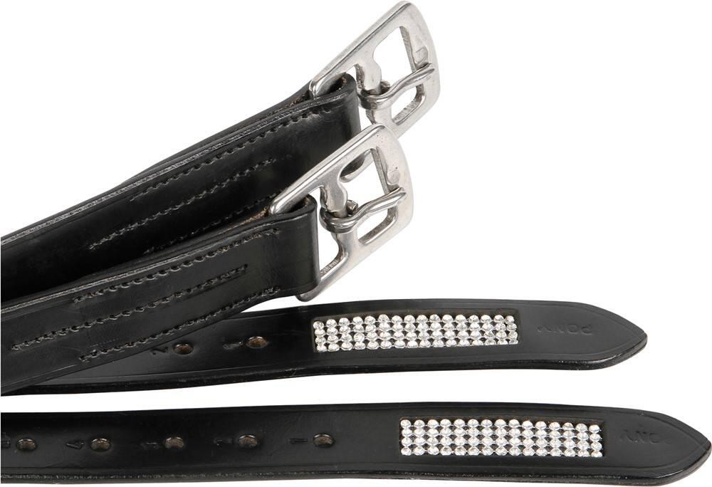 Harry's Horse Beugelriem Crystal - Zwart (Cob)