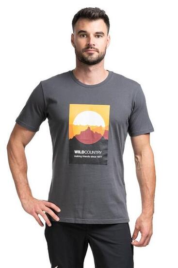 Maglietta da arrampicata uomo Country Heritage onyx