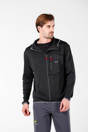 Męska Bluza z Kapturem z 100% Wełny Merino - Maestro/Woolona