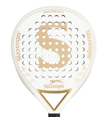 Padelrackets mannelijk slazenger challenge 4 wit