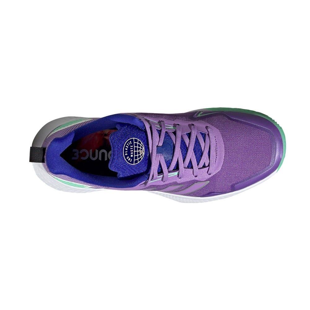 Adidas Defiant Speed Clay Morado Verde Mujer Hq8465 3/5