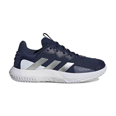 Navy blue and white adidas solematch control hq8440