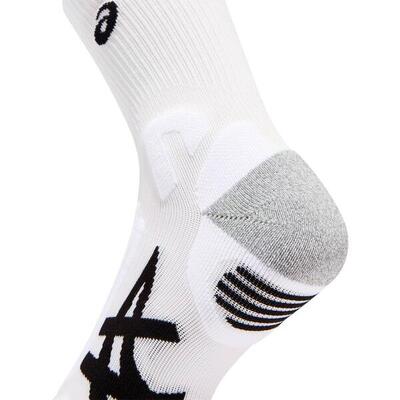 Asics court tennis crew socks white