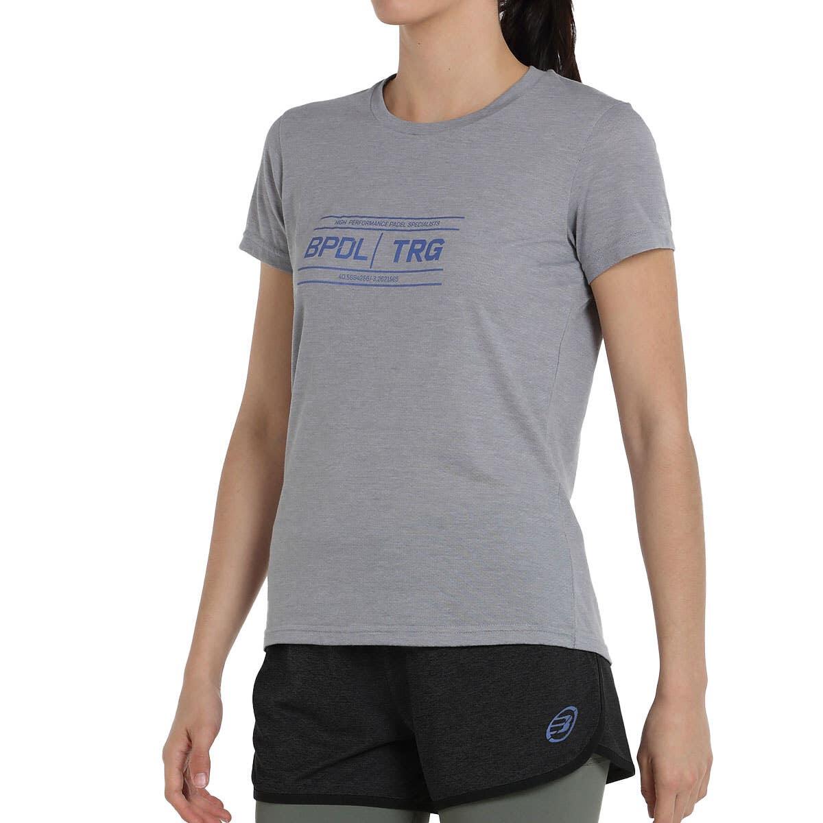 Bullpadel - Bullpadel Tarf Women Short Sleeve T-shirt - T-shirt Manches Courtes - Gris - 48 Xl - Decathlon