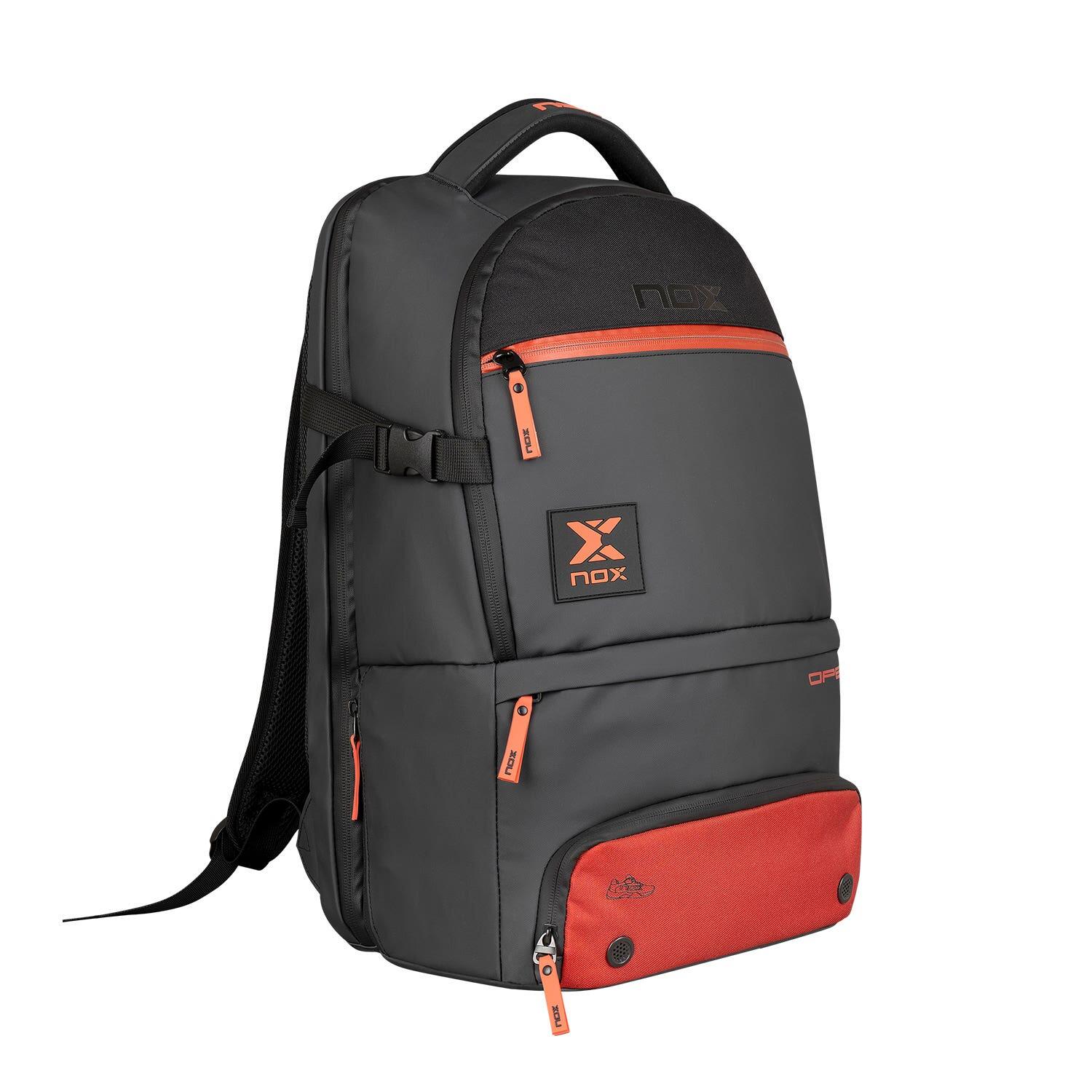 BACKPACK NOX LUXURY OPEN SERIES BLACK RED 2/7