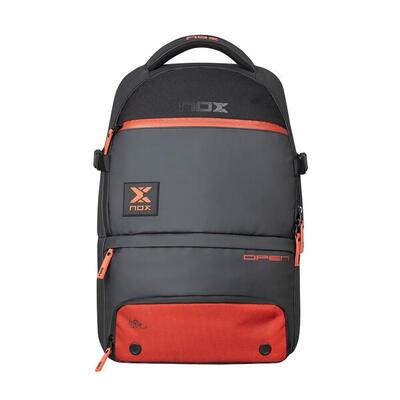 Zaino Nox Luxury Open Series Nero Rosso