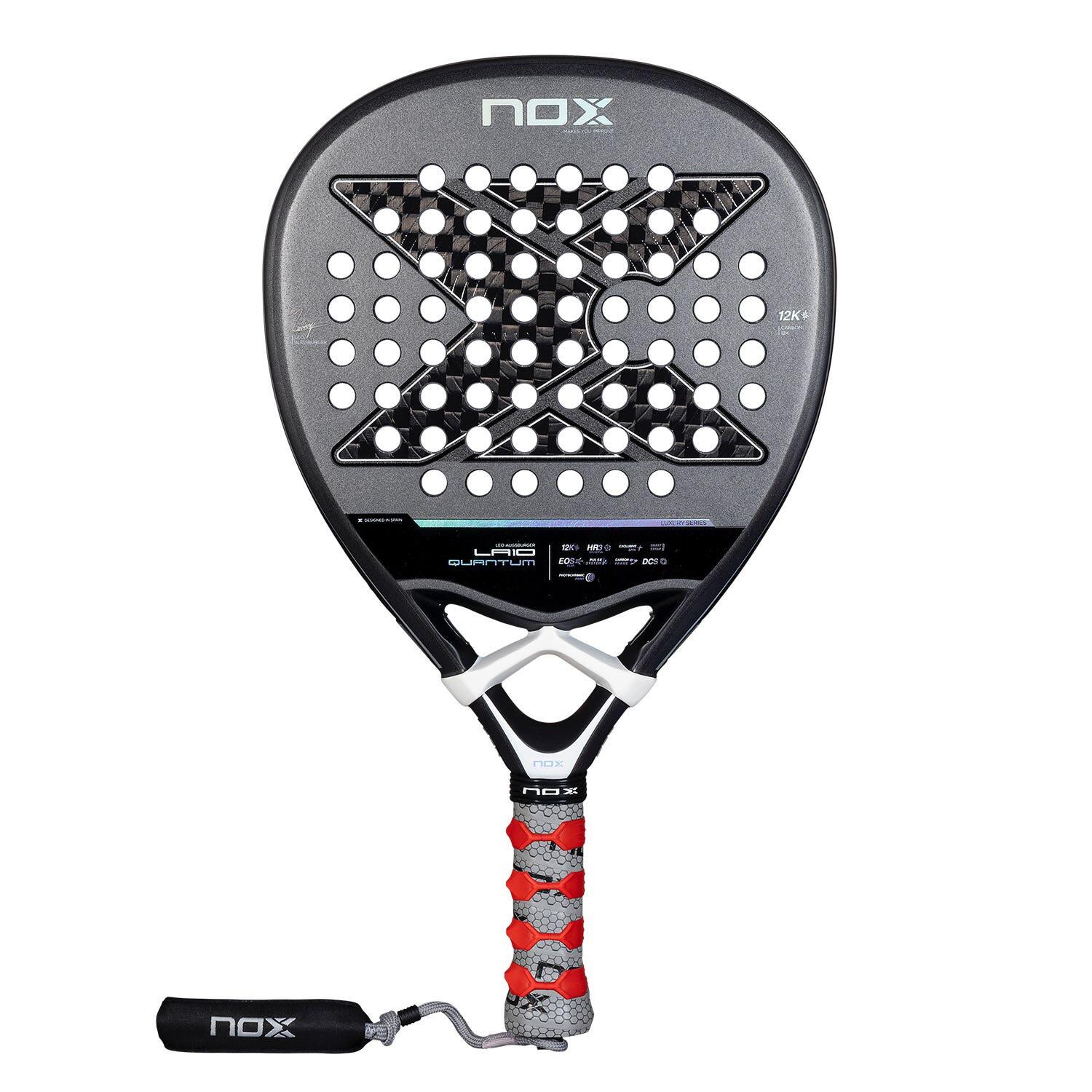 NOX NOX LA10 QUANTUM 12K. Leo Augsburger's padel racket