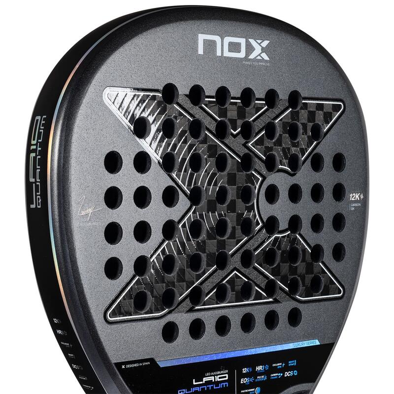 Raquette de padel NOX LA10 Quantum 12K By Leo Augsburger 2025  -   - unisex