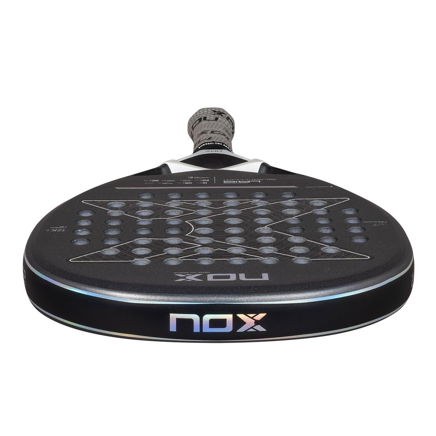 NOX LA10 Quantum 12K By Leo Augsburger 2025 padelracket -  ZWART - unisex 4/7