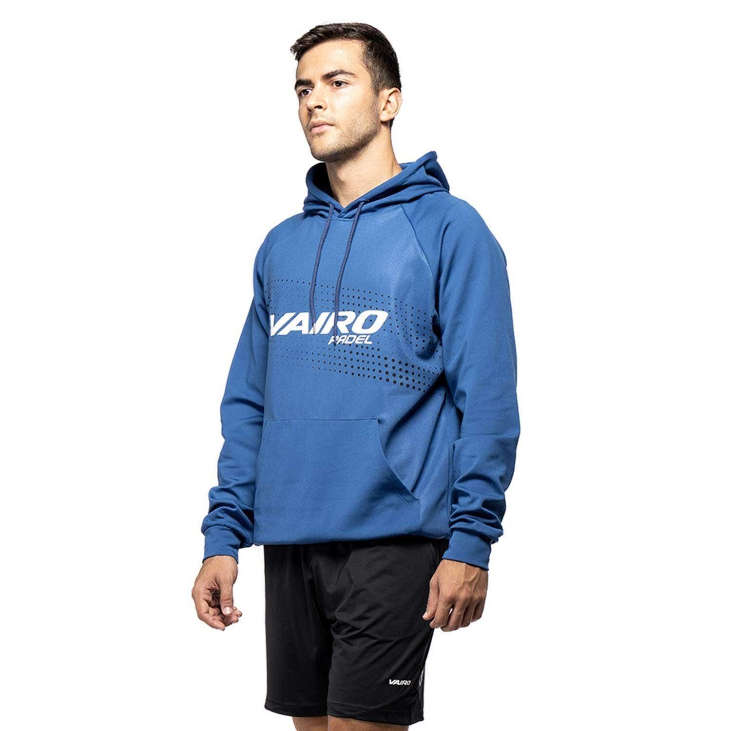 Sweat à Capuche Homme Vairo Club Bleu Roi 3/4