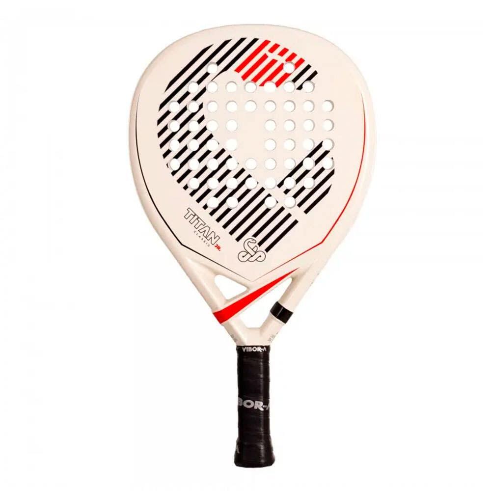 Raquete de padel vibor-a titan junior classic branco