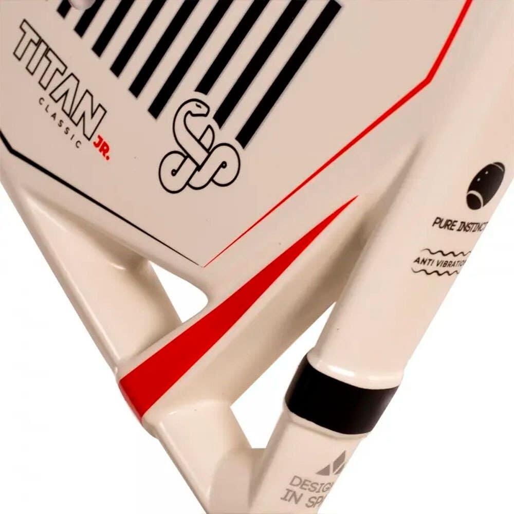 PALA PÁDEL VIBOR-A TITAN JUNIOR CLASSIC WHITE 4/6