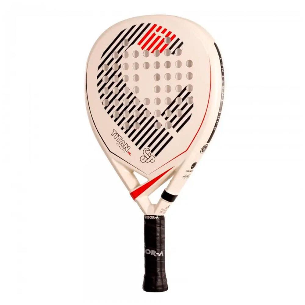 PALA PÁDEL VIBOR-A TITAN JUNIOR CLASSIC WHITE 3/6
