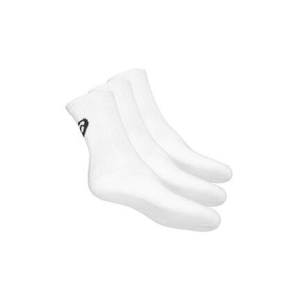 WHITE ASICS CREW SOCKS 3PPK