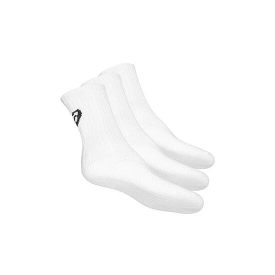 WHITE ASICS CREW SOCKS 3PPK