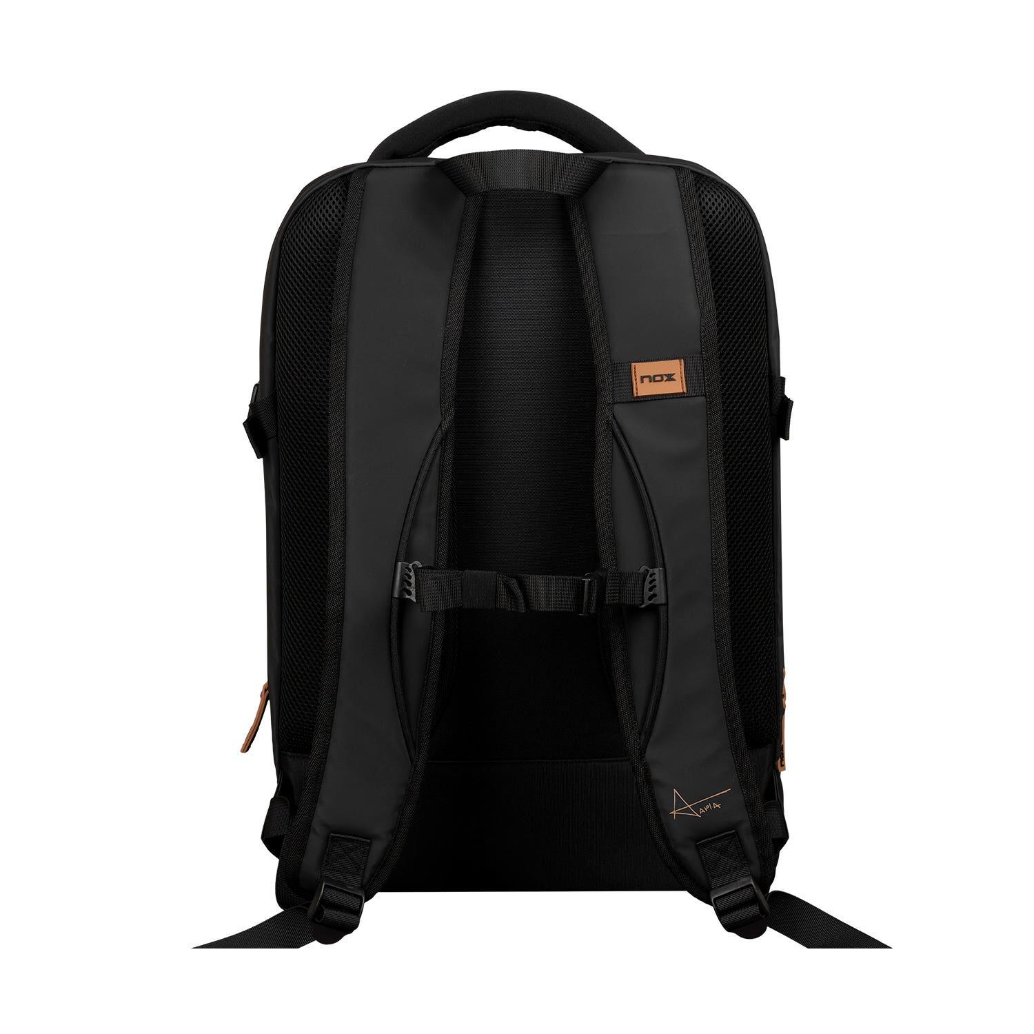 Nox Luxury Open Series Zaino Nero Marrone 4/7