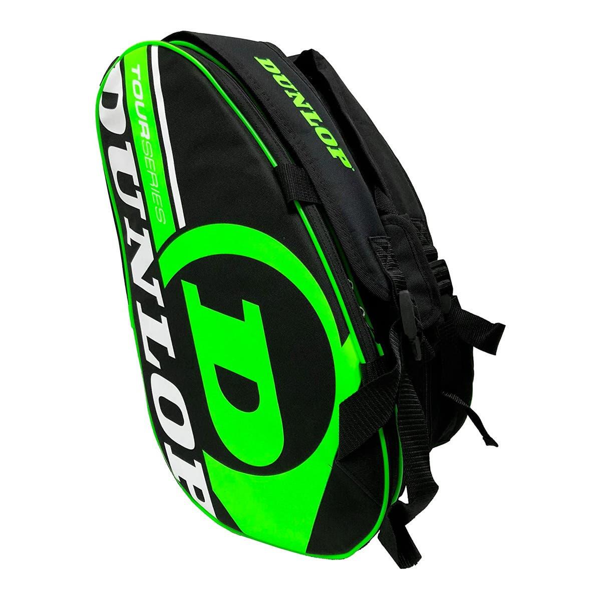 Borsa Da Padel Dunlop Tour Intro Black And Green 3/5