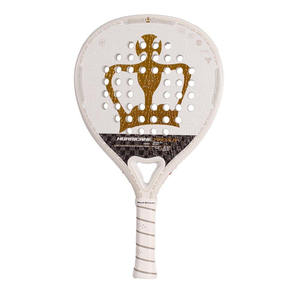 Black Crown Hurricane Pro 3.0 Padel Racket 12K Carbon Multicolor