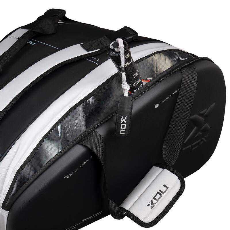 Saco de pádel Nox LUXURY MASTER SERIES BRANCO/PRETO