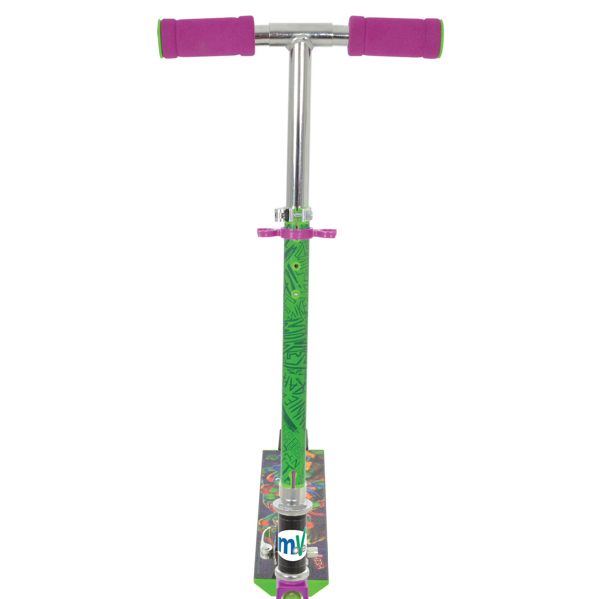 MoVe Turtles Folding Inline Scooter with Light Up Wheels 5/7