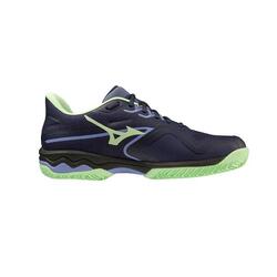 Chaussures De Sport Mizuno Wave Exceed Light 2 Padel Black Green 61gb232267
